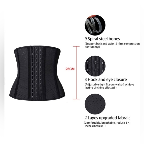 YIANNA WAIST-CORSET TRAINER, SHORT TORSO, MED - Picture 3 of 8